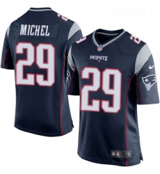 Mens Nike New England Patriots 29 Sony Michel Game Navy Blue Team Color NFL Jersey Mens Nike New England Patriots 29 Sony Michel Game Navy Blue Team Color NFL Jersey