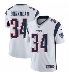 Mens Nike New England Patriots 34 Rex Burkhead White Vapor Untouchable Limited Player NFL Jersey Mens Nike New England Patriots 34 Rex Burkhead White Vapor Untouchable Limited Player NFL Jersey