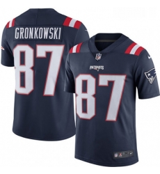 Mens Nike New England Patriots 87 Rob Gronkowski Limited Navy Blue Rush Vapor Untouchable NFL Jersey Mens Nike New England Patriots 87 Rob Gronkowski Limited Navy Blue Rush Vapor Untouchable NFL Jersey