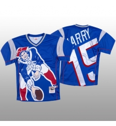 NFL New England Patriots 15 N 27Keal Harry Blue Men Mitchell 26 Nell Big Face Fashion Limited NFL Jersey NFL New England Patriots 15 N 27Keal Harry Blue Men Mitchell 26 Nell Big Face Fashion Limited NFL Jersey