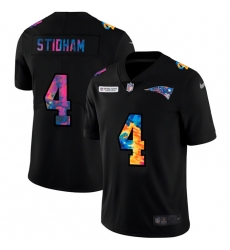 New England Patriots 4 Jarrett Stidham Men Nike Multi Color Black 2020 NFL Crucial Catch Vapor Untouchable Limited Jersey New England Patriots 4 Jarrett Stidham Men Nike Multi Color Black 2020 NFL Crucial Catch Vapor Untouchable Limited Jersey