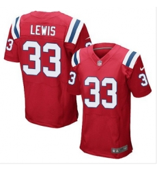 New New England Patriots #33 Dion Lewis Red Alternate Mens Stitched NFL Elite Jersey New New England Patriots #33 Dion Lewis Red Alternate Mens Stitched NFL Elite Jersey
