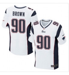 New New England Patriots #90 Malcom Brown White Mens Stitched NFL Elite Jersey New New England Patriots #90 Malcom Brown White Mens Stitched NFL Elite Jersey