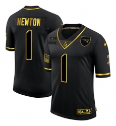 Nike New England Patriots 1 Cam Newton Black Gold 2020 Salute To Service Limited Jersey Nike New England Patriots 1 Cam Newton Black Gold 2020 Salute To Service Limited Jersey