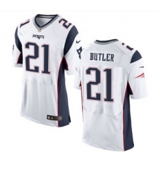 Nike New England Patriots #21 Malcolm Butler White Men 27s Stitched NFL New Elite Jersey Nike New England Patriots #21 Malcolm Butler White Men 27s Stitched NFL New Elite Jersey