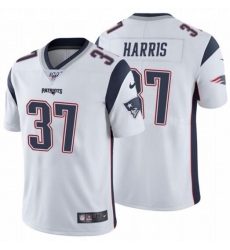 Nike New England Patriots 37 Damien Harris White 100th Season Vapor Untouchable Limited Jersey Nike New England Patriots 37 Damien Harris White 100th Season Vapor Untouchable Limited Jersey