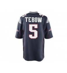 Nike New England Patriots 5 Tim Tebow Blue Game NFL Jersey Nike New England Patriots 5 Tim Tebow Blue Game NFL Jersey