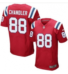 Nike New England Patriots #88 Scott Chandler Red Alternate Mens Stitched NFL Elite Jersey Nike New England Patriots #88 Scott Chandler Red Alternate Mens Stitched NFL Elite Jersey