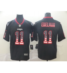 Nike Patriots 11 Julian Edelman Black USA Flag Fashion Limited Jersey Nike Patriots 11 Julian Edelman Black USA Flag Fashion Limited Jersey