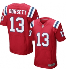 Nike Patriots #13 Phillip Dorsett Red Alternate Mens Stitched NFL Elite Jersey Nike Patriots #13 Phillip Dorsett Red Alternate Mens Stitched NFL Elite Jersey