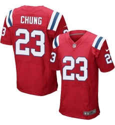 Nike Patriots #23 Patrick Chung Red Alternate Mens Stitched NFL Elite Jersey Nike Patriots #23 Patrick Chung Red Alternate Mens Stitched NFL Elite Jersey