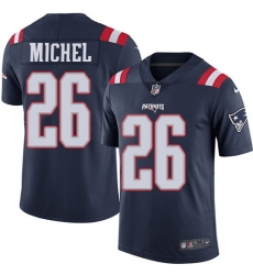 Nike Patriots #26 Sony Michel Navy Blue Mens Stitched NFL Limited Rush Jersey Nike Patriots #26 Sony Michel Navy Blue Mens Stitched NFL Limited Rush Jersey