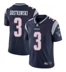 Nike Patriots #3 Stephen Gostkowski Navy Blue Team Color Mens Stitched NFL Vapor Untouchable Limited Jersey Nike Patriots #3 Stephen Gostkowski Navy Blue Team Color Mens Stitched NFL Vapor Untouchable Limited Jersey