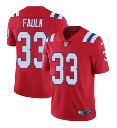 Nike Patriots #33 Kevin Faulk Red Alternate Mens Stitched NFL Vapor Untouchable Limited Jersey Nike Patriots #33 Kevin Faulk Red Alternate Mens Stitched NFL Vapor Untouchable Limited Jersey