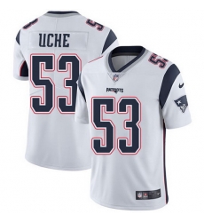 Nike Patriots 53 Josh Uche White Men Stitched NFL Vapor Untouchable Limited Jersey Nike Patriots 53 Josh Uche White Men Stitched NFL Vapor Untouchable Limited Jersey