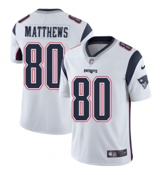 Nike Patriots #80 Jordan Matthews White Mens Stitched NFL Vapor Untouchable Limited Jersey Nike Patriots #80 Jordan Matthews White Mens Stitched NFL Vapor Untouchable Limited Jersey