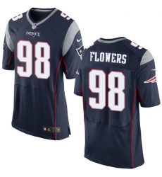 Nike Patriots #98 Trey Flowers Navy Blue Team Color Mens Stitched NFL Elite Jersey Nike Patriots #98 Trey Flowers Navy Blue Team Color Mens Stitched NFL Elite Jersey