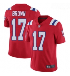 Patriots 17 Antonio Brown Red Alternate Men Stitched Football Vapor Untouchable Limited Jersey Patriots 17 Antonio Brown Red Alternate Men Stitched Football Vapor Untouchable Limited Jersey