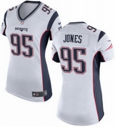Nike Patriots #95 Chandler Jones White Womens Stitched NFL New Elite Jersey Nike Patriots #95 Chandler Jones White Womens Stitched NFL New Elite Jersey