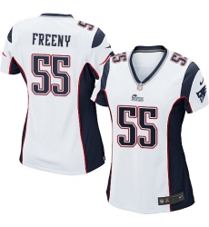 Women Nike New England Patriots #55 Jonathan Freeny White Elite Jersey Women Nike New England Patriots #55 Jonathan Freeny White Elite Jersey