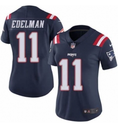 Women Nike Patriots 11 Julian Edelman Navy Color Rush Limited Jersey Women Nike Patriots 11 Julian Edelman Navy Color Rush Limited Jersey
