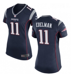 Womens Nike New England Patriots 11 Julian Edelman Game Navy Blue Team Color NFL Jersey Womens Nike New England Patriots 11 Julian Edelman Game Navy Blue Team Color NFL Jersey