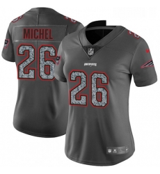 Womens Nike New England Patriots 26 Sony Michel Gray Static Vapor Untouchable Limited NFL Jersey Womens Nike New England Patriots 26 Sony Michel Gray Static Vapor Untouchable Limited NFL Jersey