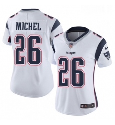 Womens Nike New England Patriots 26 Sony Michel White Vapor Untouchable Limited Player NFL Jersey Womens Nike New England Patriots 26 Sony Michel White Vapor Untouchable Limited Player NFL Jersey