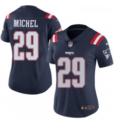 Womens Nike New England Patriots 29 Sony Michel Limited Navy Blue Rush Vapor Untouchable NFL Jersey Womens Nike New England Patriots 29 Sony Michel Limited Navy Blue Rush Vapor Untouchable NFL Jersey