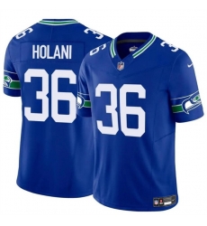 Men Seattle Seahawks 36 George Holani Royal 2024 F U S E Throwback Vapor Limited Stitched Football Jersey Men Seattle Seahawks 36 George Holani Royal 2024 F U S E Throwback Vapor Limited Stitched Football Jersey