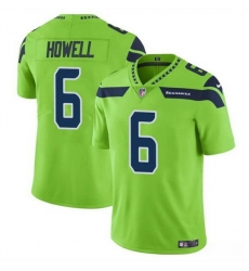 Men Seattle Seahawks 6 Sam Howell Green Vapor Limited Stitched Football Jersey Men Seattle Seahawks 6 Sam Howell Green Vapor Limited Stitched Football Jersey
