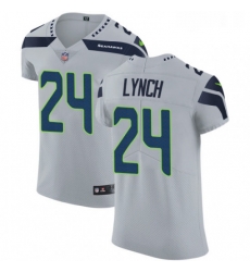 Mens Nike Seattle Seahawks 24 Marshawn Lynch Grey Alternate Vapor Untouchable Elite Player NFL Jersey Mens Nike Seattle Seahawks 24 Marshawn Lynch Grey Alternate Vapor Untouchable Elite Player NFL Jersey