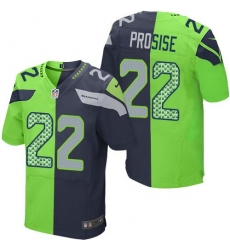 Nike Seahawks #22 C J Prosise Steel Blue Green Mens Stitched NFL Elite Split Jersey Nike Seahawks #22 C J Prosise Steel Blue Green Mens Stitched NFL Elite Split Jersey