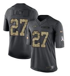 Nike Seahawks #27 Eddie Lacy Black Mens Stitched NFL Limited 2016 Salute to Service Jersey Nike Seahawks #27 Eddie Lacy Black Mens Stitched NFL Limited 2016 Salute to Service Jersey