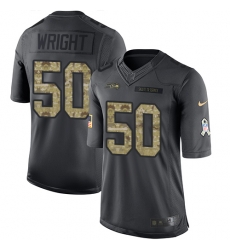 Nike Seahawks #50 K J Wright Black Mens Stitched NFL Limited 2016 Salute to Service Jersey Nike Seahawks #50 K J Wright Black Mens Stitched NFL Limited 2016 Salute to Service Jersey