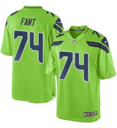 Nike Seahawks #74 George Fant Green Mens Stitched NFL Limited Rush Jersey Nike Seahawks #74 George Fant Green Mens Stitched NFL Limited Rush Jersey