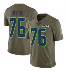 Nike Seahawks #76 Germain Ifedi Olive Mens Stitched NFL Limited 2017 Salute to Service Jersey Nike Seahawks #76 Germain Ifedi Olive Mens Stitched NFL Limited 2017 Salute to Service Jersey