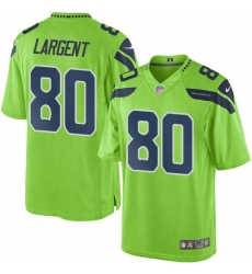 Nike Seahawks #80 Steve Largent Green Mens Stitched NFL Limited Rush Jersey Nike Seahawks #80 Steve Largent Green Mens Stitched NFL Limited Rush Jersey