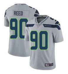 Nike Seahawks #90 Jarran Reed Grey Alternate Mens Stitched NFL Vapor Untouchable Limited Jersey Nike Seahawks #90 Jarran Reed Grey Alternate Mens Stitched NFL Vapor Untouchable Limited Jersey