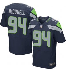 Nike Seahawks #94 Malik McDowell Steel Blue Team Color Mens Stitched NFL Elite Jersey Nike Seahawks #94 Malik McDowell Steel Blue Team Color Mens Stitched NFL Elite Jersey