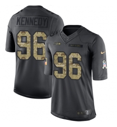 Nike Seahawks #96 Cortez Kennedy Black Mens Stitched NFL Limited 2016 Salute to Service Jersey Nike Seahawks #96 Cortez Kennedy Black Mens Stitched NFL Limited 2016 Salute to Service Jersey