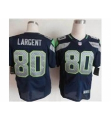 Nike Seattle Seahawks 80 Steve Largent Blue Elite NFL Jersey Nike Seattle Seahawks 80 Steve Largent Blue Elite NFL Jersey
