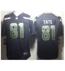 Nike Seattle Seahawks 81 Golden Tate Blue Game NFL Jersey Nike Seattle Seahawks 81 Golden Tate Blue Game NFL Jersey