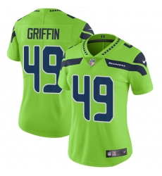 Nike Seahawks #49 Shaquem Griffin Green Womens Stitched NFL Limited Rush Jersey Nike Seahawks #49 Shaquem Griffin Green Womens Stitched NFL Limited Rush Jersey
