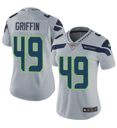 Nike Seahawks #49 Shaquem Griffin Grey Alternate Womens Stitched NFL Vapor Untouchable Limited Jersey Nike Seahawks #49 Shaquem Griffin Grey Alternate Womens Stitched NFL Vapor Untouchable Limited Jersey