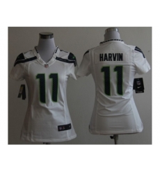 Nike Women NFL Seattle Seahawks #11 Percy Harvin White Jerseys Nike Women NFL Seattle Seahawks #11 Percy Harvin White Jerseys
