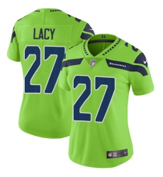 Womens Nike Seahawks #27 Eddie Lacy Green Stitched NFL Limited Rush Jersey Womens Nike Seahawks #27 Eddie Lacy Green Stitched NFL Limited Rush Jersey