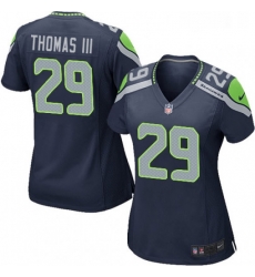 Womens Nike Seattle Seahawks 29 Earl Thomas III Game Steel Blue Team Color NFL Jersey Womens Nike Seattle Seahawks 29 Earl Thomas III Game Steel Blue Team Color NFL Jersey