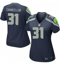 Womens Nike Seattle Seahawks 31 Kam Chancellor Game Steel Blue Team Color NFL Jersey Womens Nike Seattle Seahawks 31 Kam Chancellor Game Steel Blue Team Color NFL Jersey