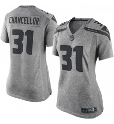 Womens Nike Seattle Seahawks 31 Kam Chancellor Limited Gray Gridiron NFL Jersey Womens Nike Seattle Seahawks 31 Kam Chancellor Limited Gray Gridiron NFL Jersey